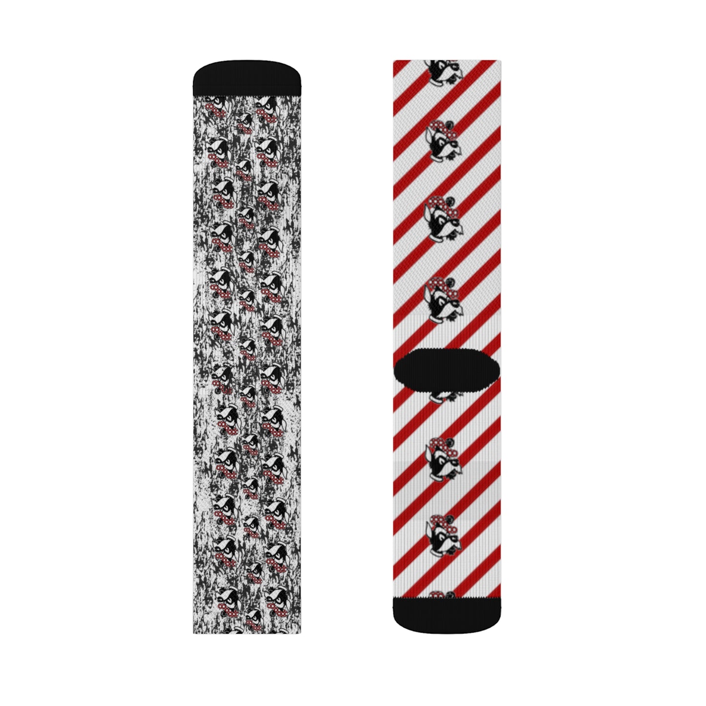 Glasgow Scotties Grunge Striped Sublimation Socks