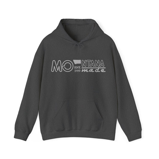 Naked Acres Montana Made 1889 Adult Unisex Heavy Blend™ Hooded Sweatshirt in White, Black, Military Green, Dark Heather, and Navy