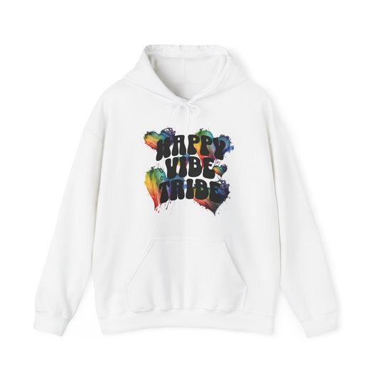 Happy Vibe Tribe Adult Unisex Heavy Blend Hooded Sweatshirt