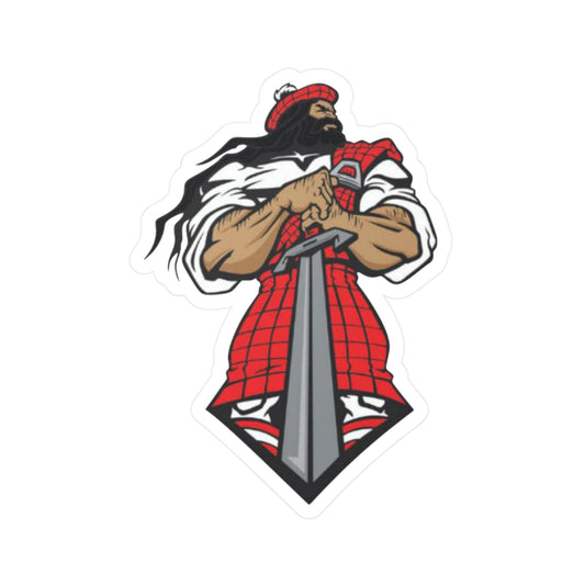 Glasgow Highlanders Guy Kiss-Cut Vinyl Decal in 4 sizes