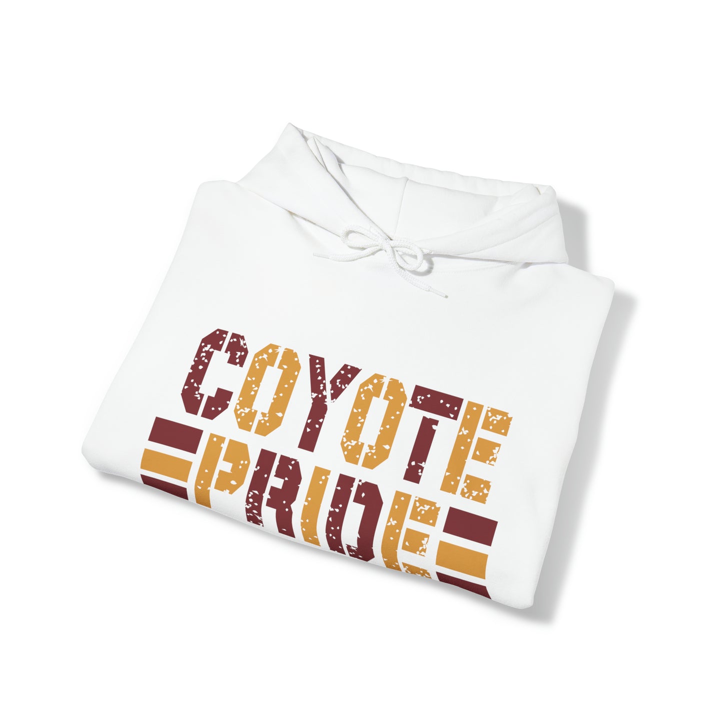 Shelby Coyotes Pride Adult Unisex Heavy Blend™ Hooded Sweatshirt in Black, Grey, or White