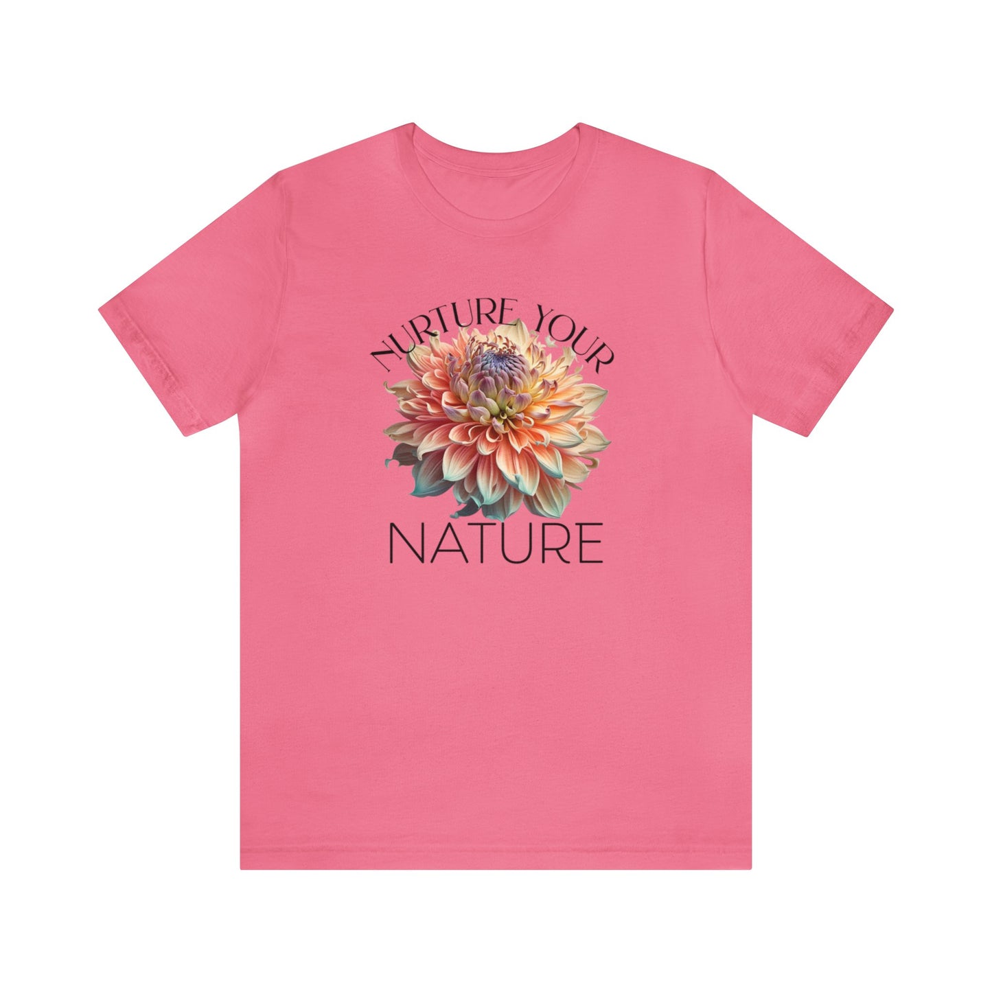 SolLingo Tee Nurture Your Nature Adult Unisex Jersey Short Sleeve Tee in 16 Colors