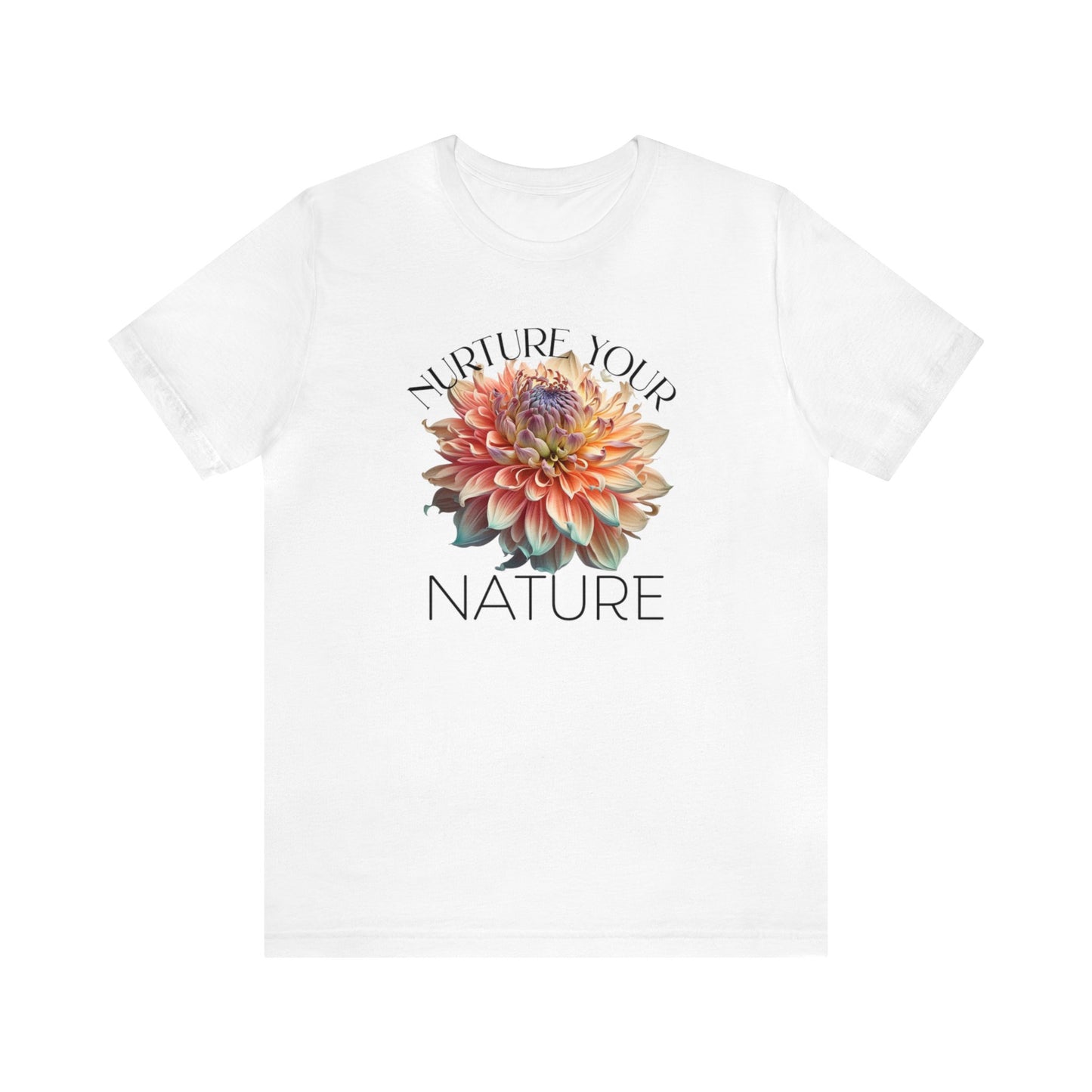 SolLingo Tee Nurture Your Nature Adult Unisex Jersey Short Sleeve Tee in 16 Colors