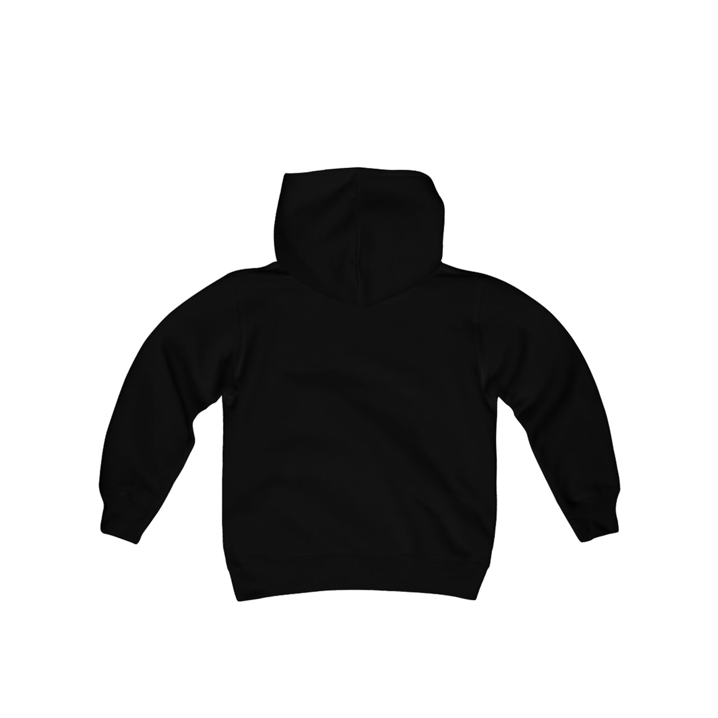 Glasgow Scotties Stacked Outline Youth Heavy Blend Hooded Sweatshirt in Black