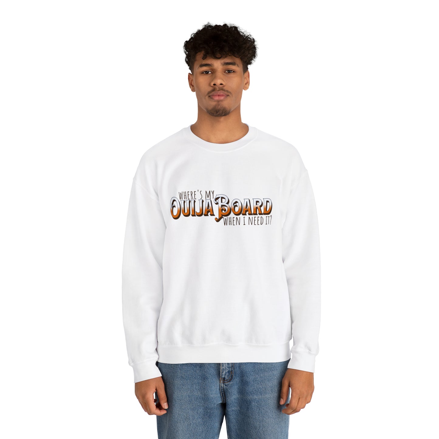 SolLingo Crew Ouija Board Adult Unisex Crewneck Sweatshirt