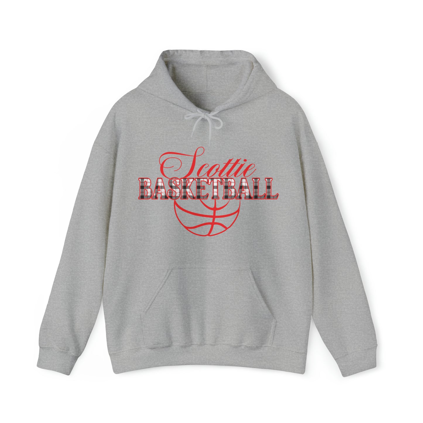 Glasgow Scotties Basketball Adult Unisex Heavy Blend™ Hooded Sweatshirt in Black, Grey or White