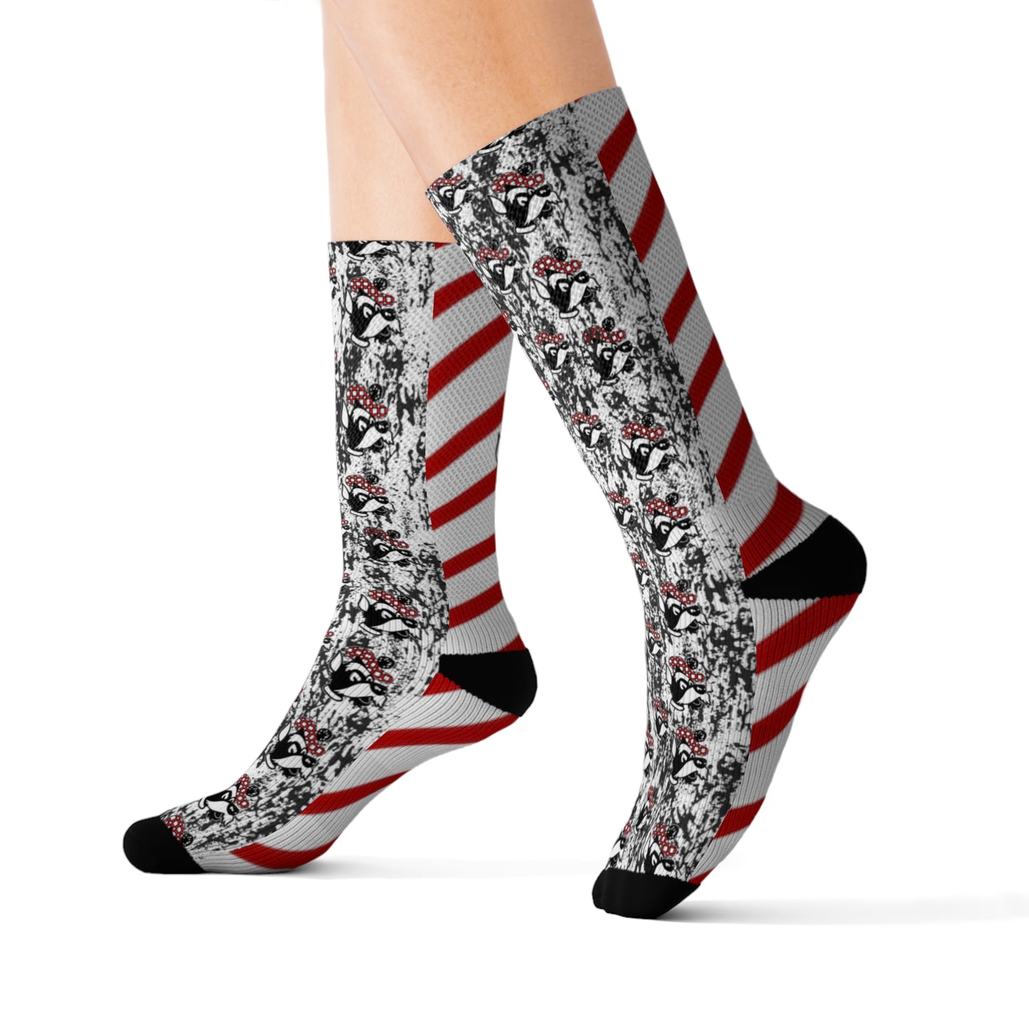 Glasgow Scotties Grunge Striped Sublimation Socks