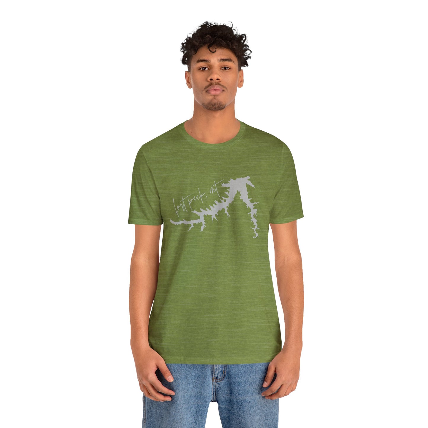 Naked Acres Fort Peck, MT Adult Unisex Jersey Short Sleeve Tee in 8 colors