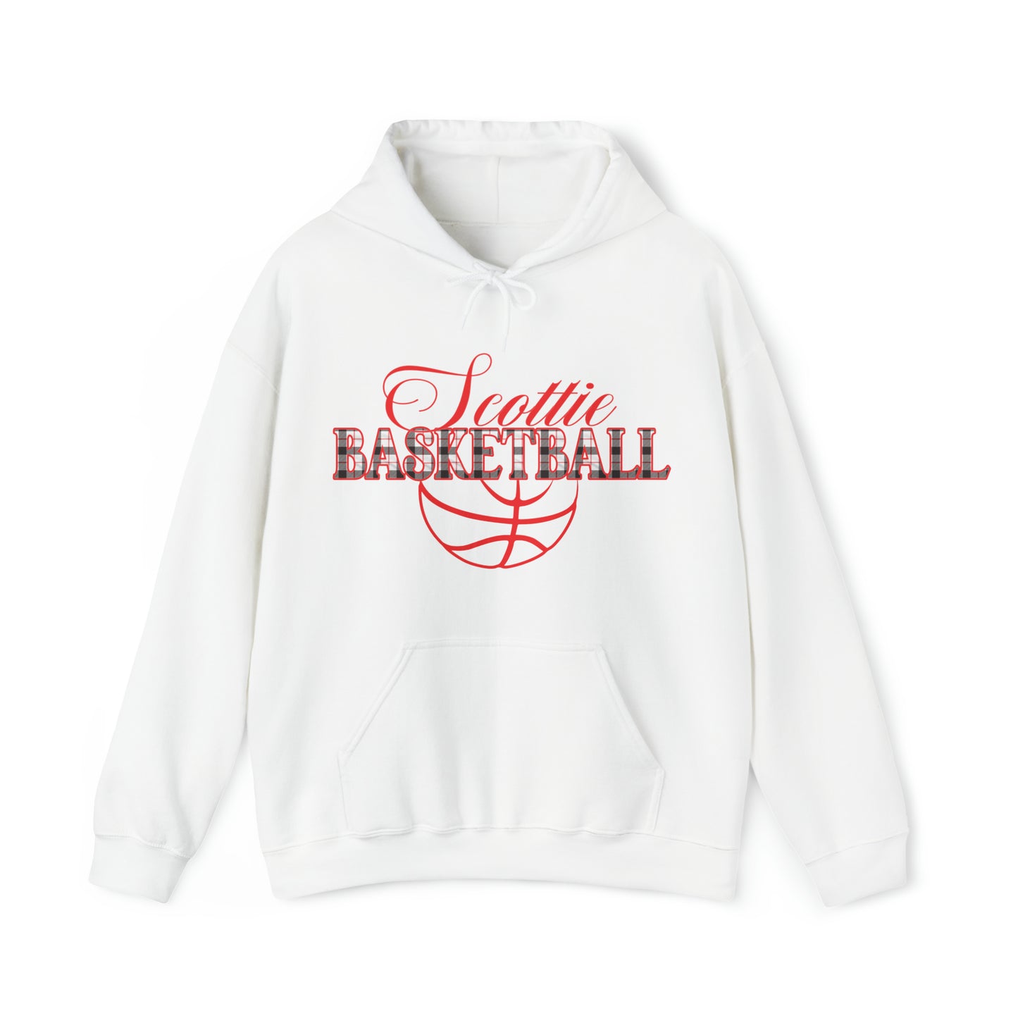 Glasgow Scotties Basketball Adult Unisex Heavy Blend™ Hooded Sweatshirt in Black, Grey or White