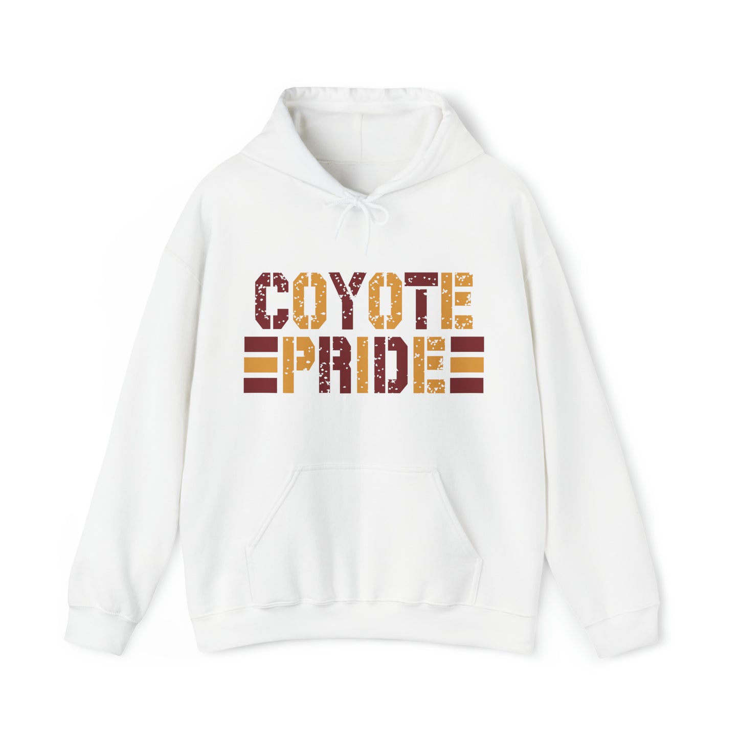 Shelby Coyotes Pride Adult Unisex Heavy Blend™ Hooded Sweatshirt in Black, Grey, or White