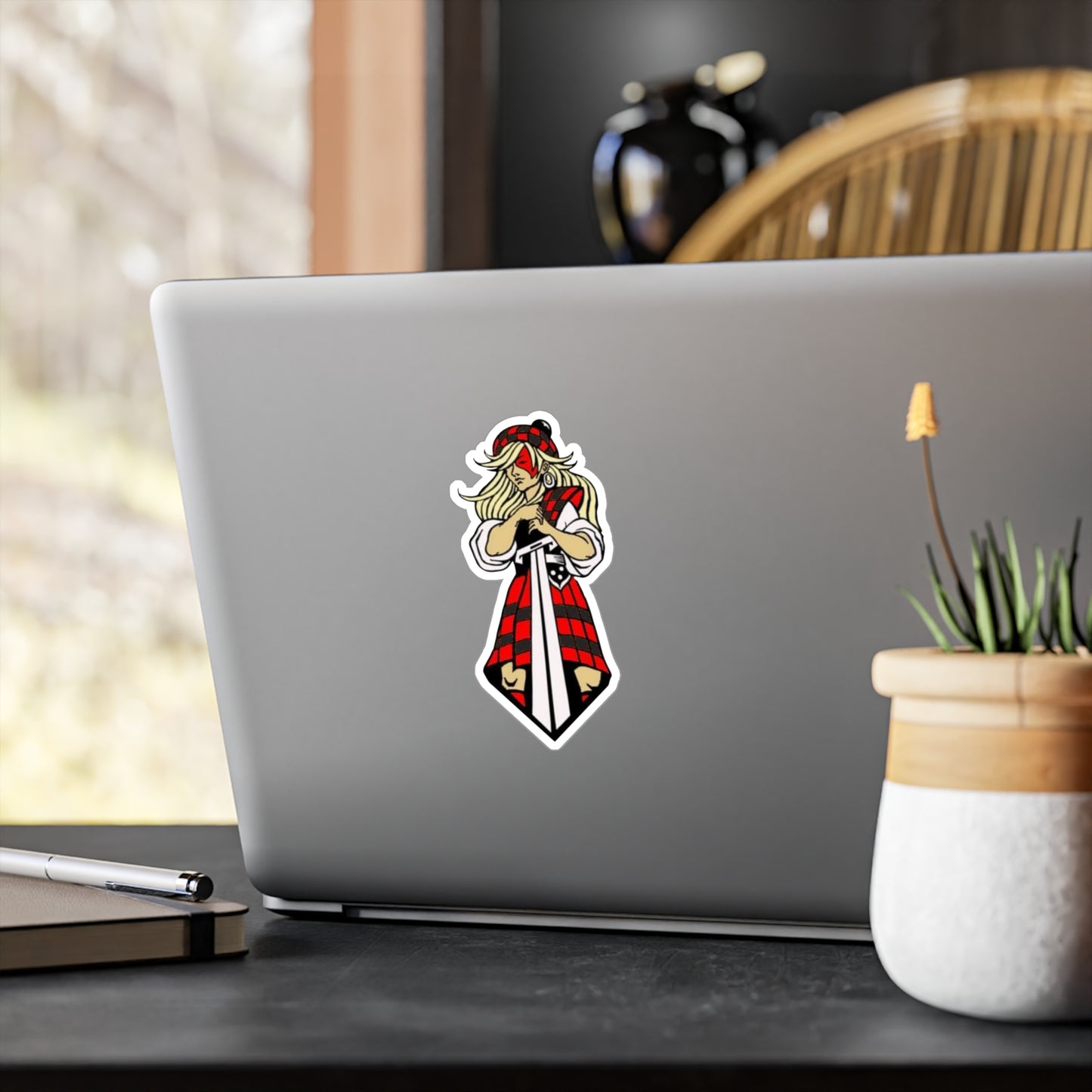 Glasgow Highlanders Girl Kiss-Cut Vinyl Decal in 4 sizes