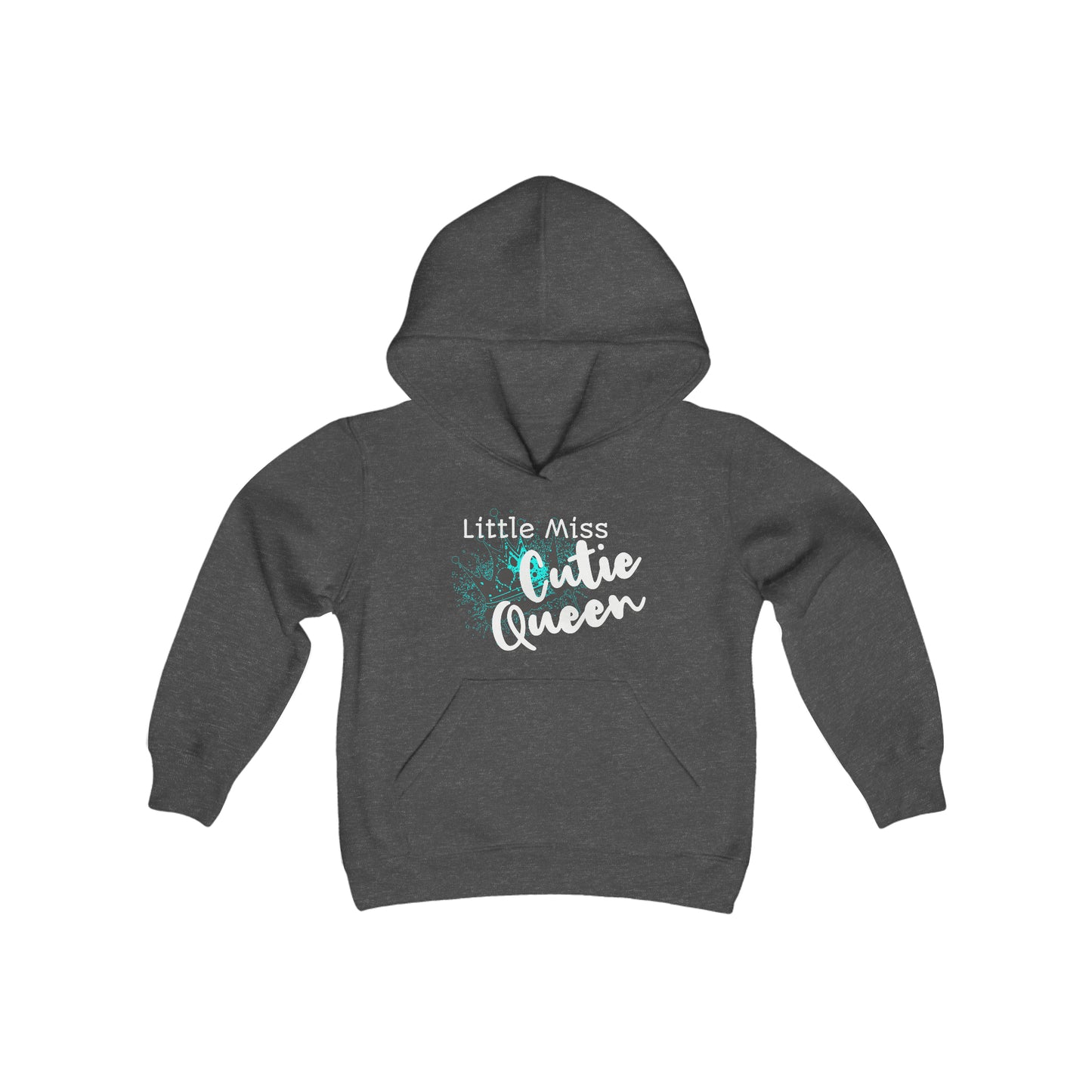 SolLingo Little Miss Cutie Queen Youth Heavy Blend Hooded Sweatshirt