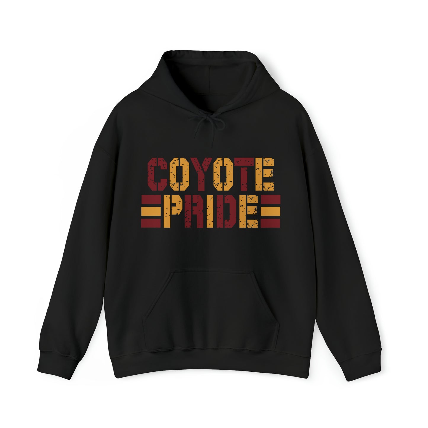 Shelby Coyotes Pride Adult Unisex Heavy Blend™ Hooded Sweatshirt in Black, Grey, or White